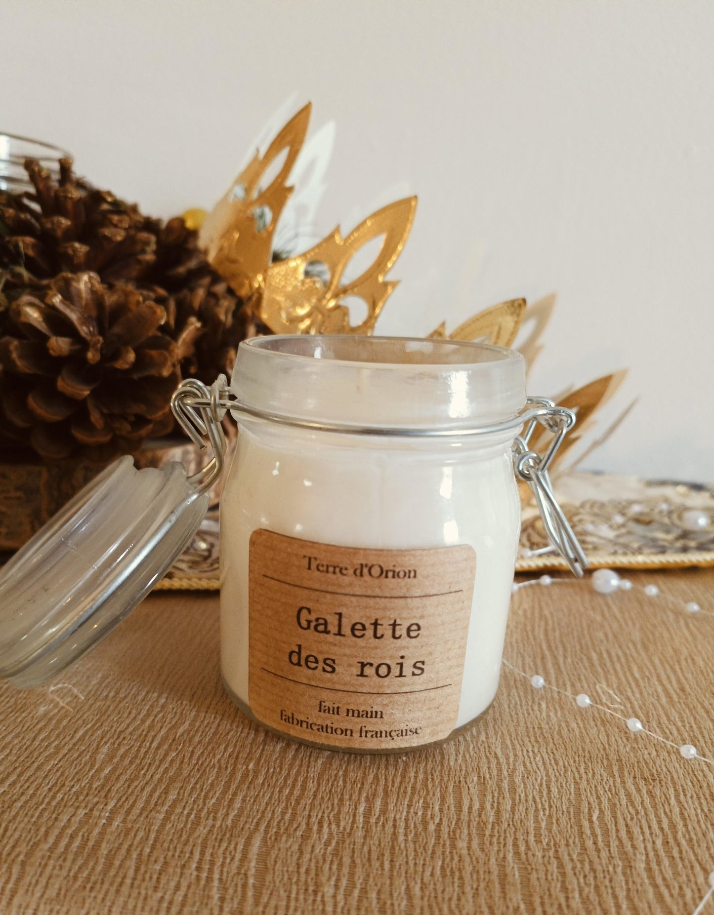Bougie galette des rois