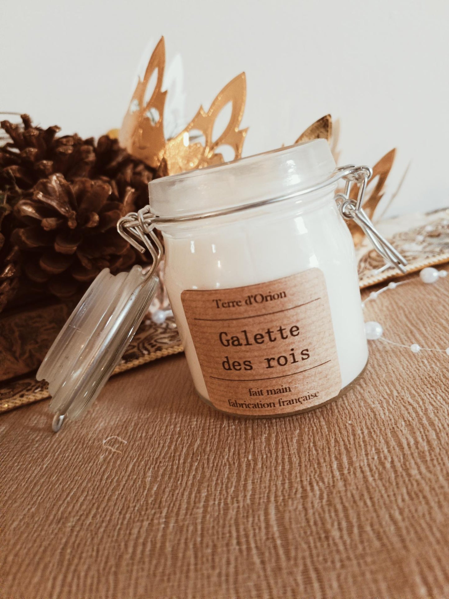 Bougie galette des rois