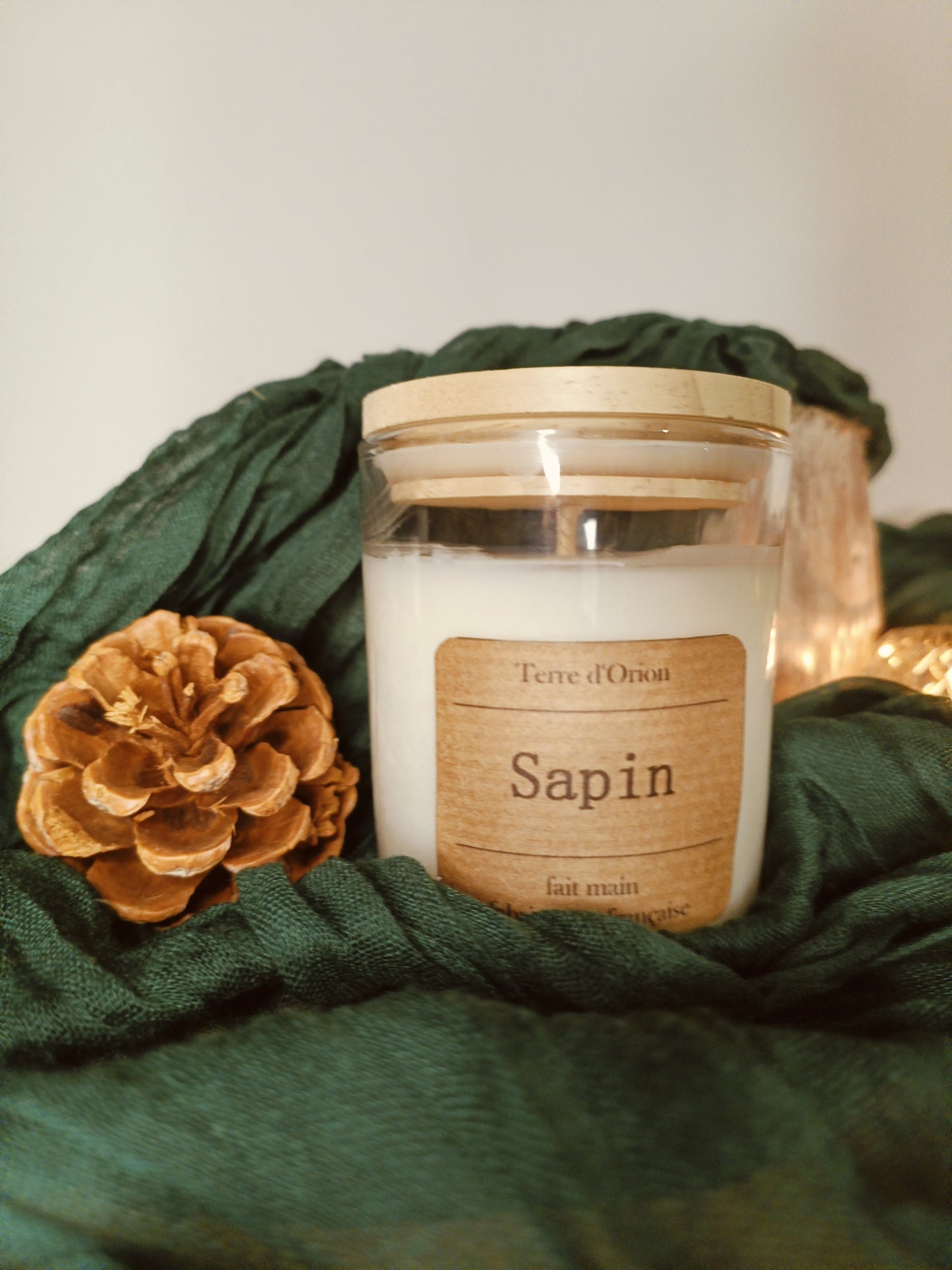 Bougie sapin