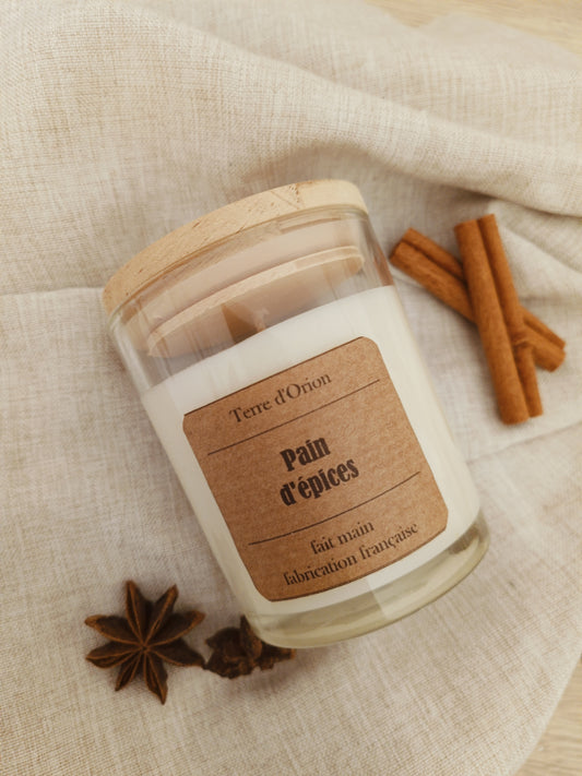 bougie au pain d'épices
