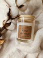 Bougie fleur de coton