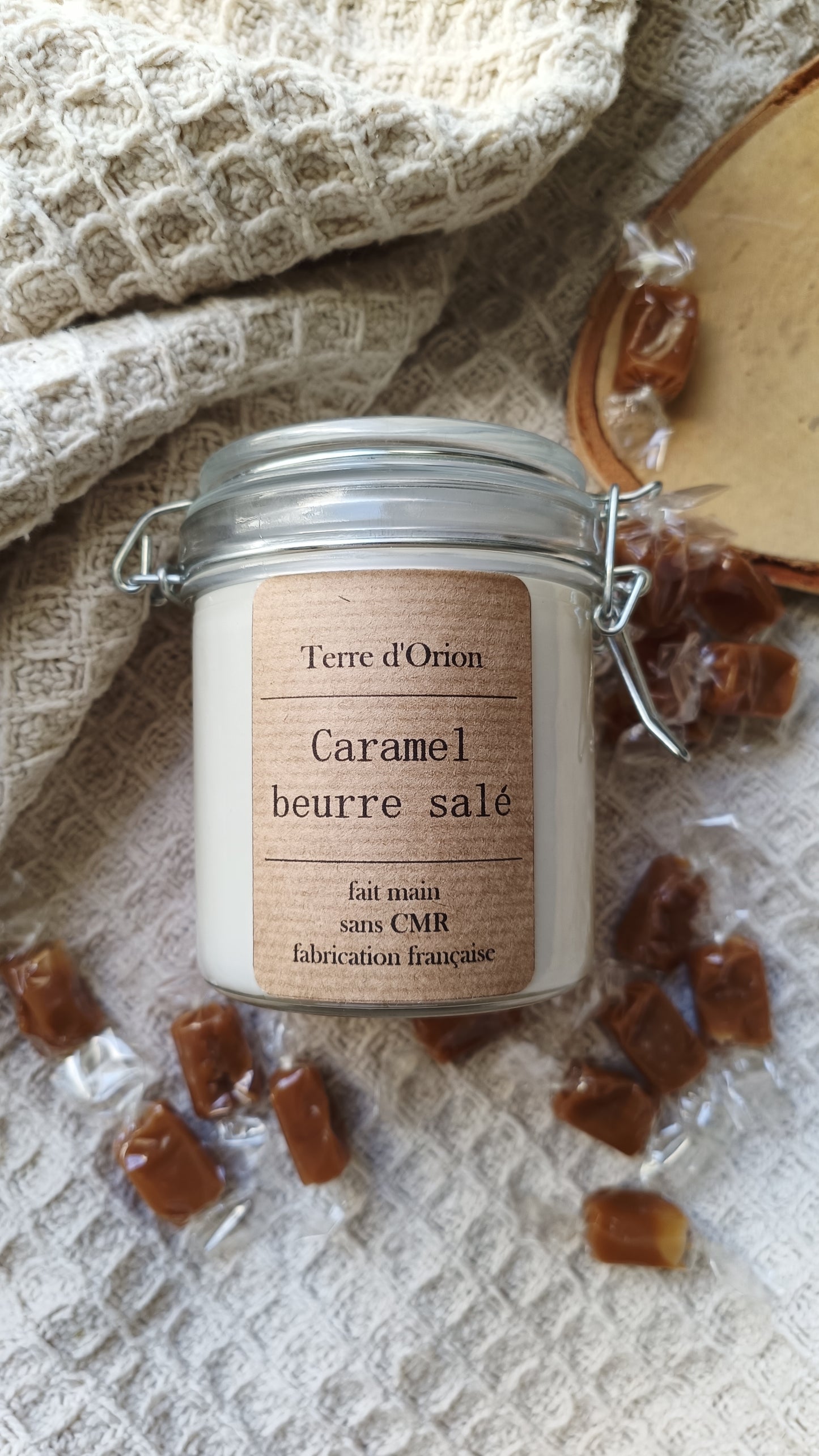 Bougie caramel beurre salé